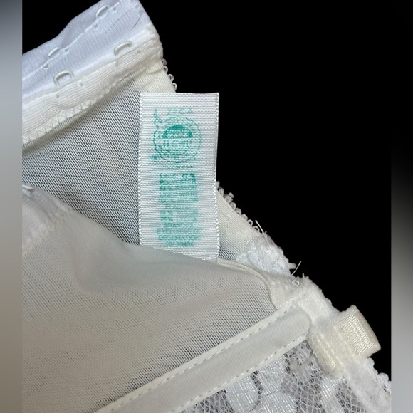 Vintage Carnival Union-Made White Lace Bustier Corset Top Women’s 38C Lingerie - Picture 8 of 13